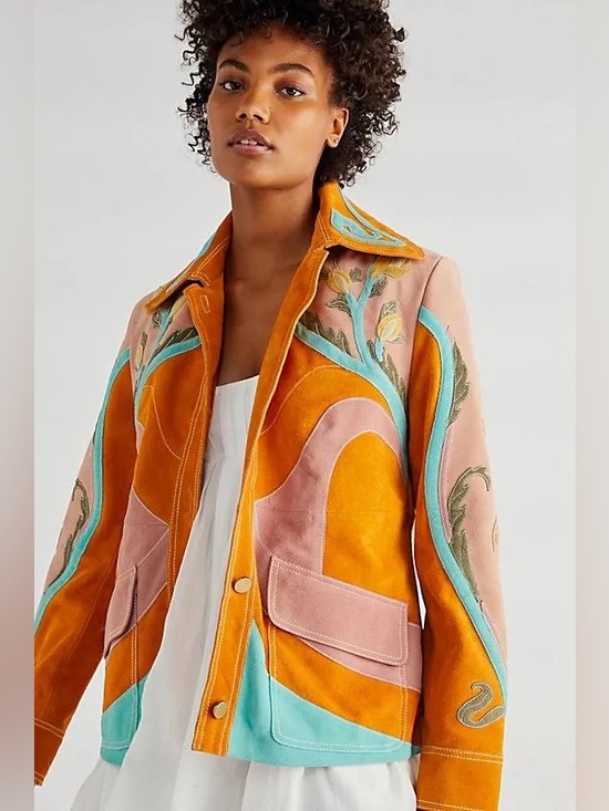 Jackets & Blazers - FREE PEOPLE LOVE LOTUS JACKET SIZE XS NWT